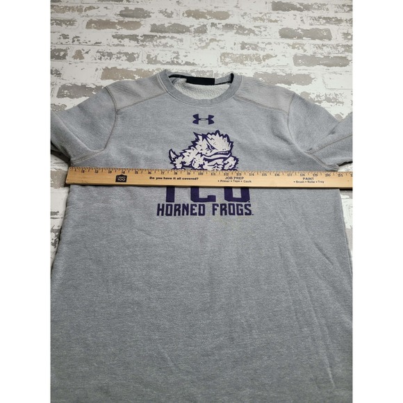 Under Armour Loose TCU Texas Christian University Horned Frogs Sweatshirt Med - Picture 4 of 5